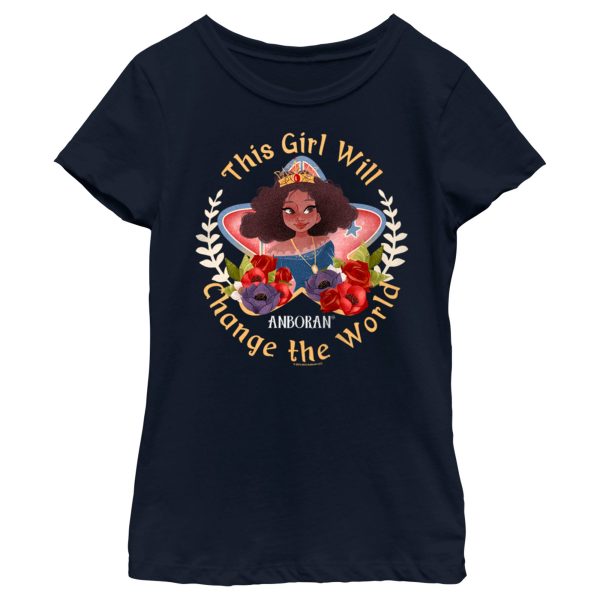 Girl’s Anboran Beautiful This Girl Will Change the World T-Shirt