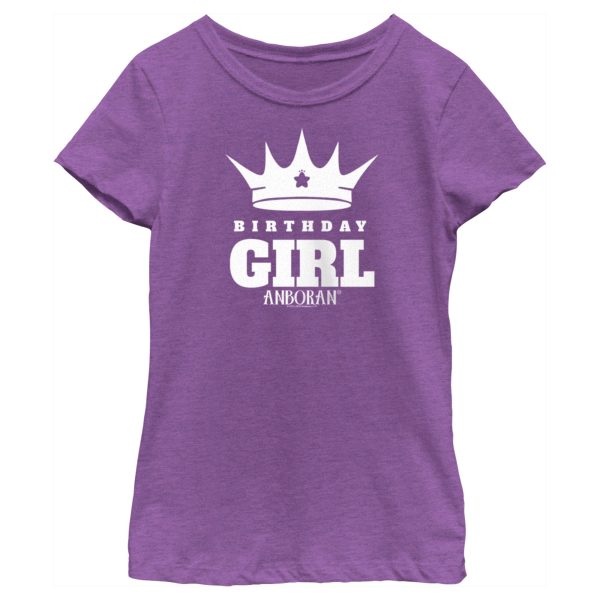 Girl’s Anboran Birthday Girl Crown T-Shirt