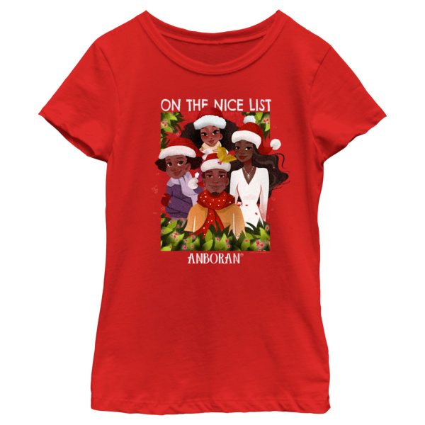 Girl’s Anboran Christmas On the Nice List T-Shirt