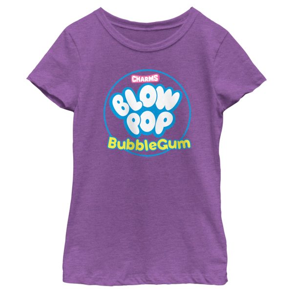 Girl’s Blow Pop Bubble Gum Emblem T-Shirt