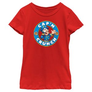 Girl’s Cap’n Crunch Circle Logo T-Shirt