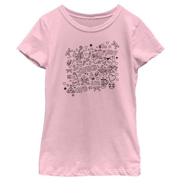 Girl’s Cap’n Crunch Doodle Icons T-Shirt