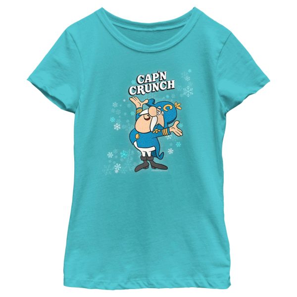 Girl’s Cap’n Crunch Retro Snowflakes T-Shirt