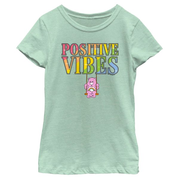 Girl’s Care Bears Positive Vibes Cheer T-Shirt