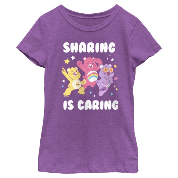 Girl’s Care Bears Sharing Is Caring Bears T-Shirt