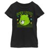 Girl’s Care Bears St. Patrick’s Day Good Luck Bear Born Lucky T-Shirt