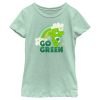 Girl’s Care Bears St. Patrick’s Day Good Luck Bear Go Green T-Shirt