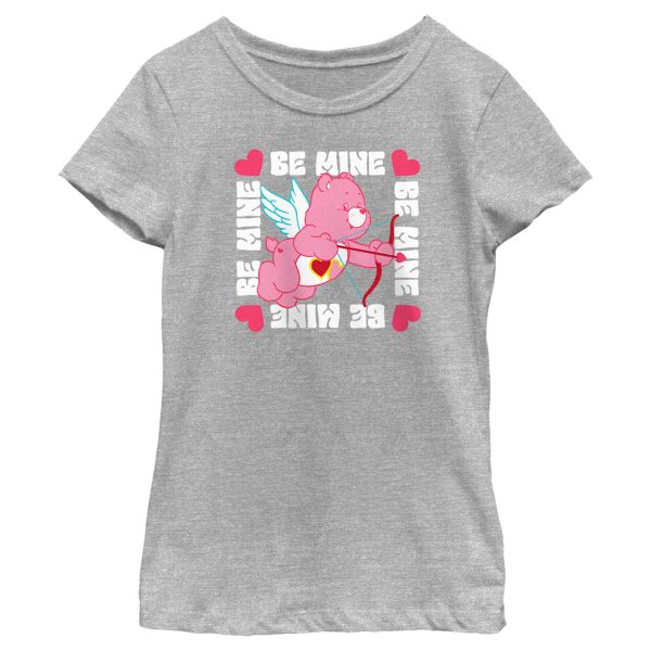 Girl’s Care Bears Valentine’s Day Love-a-Lot Bear Be Mine T-Shirt