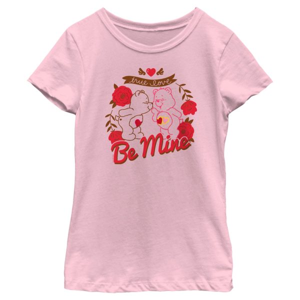 Girl’s Care Bears Valentine’s Day Tenderheart Bear and Love-a-Lot Bear Be Mine T-Shirt