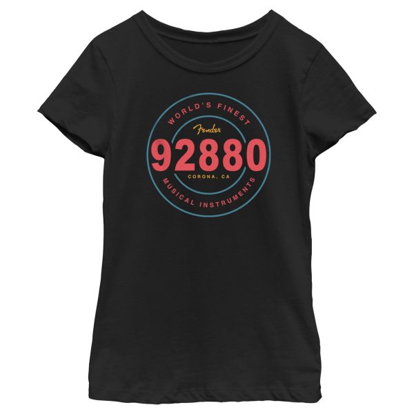 Girl’s Fender 92880 Corona, CA Logo T-Shirt