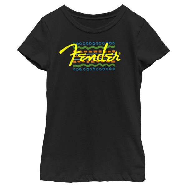 Girl’s Fender Colorful Logo T-Shirt