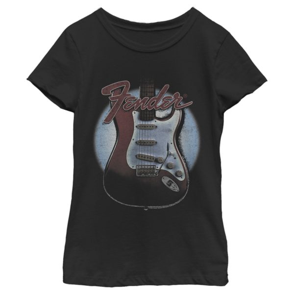 Girl’s Fender Guitar Spotlight Logo T-Shirt