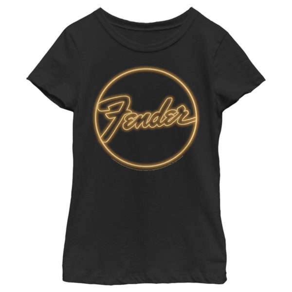 Girl’s Fender Neon Logo T-Shirt