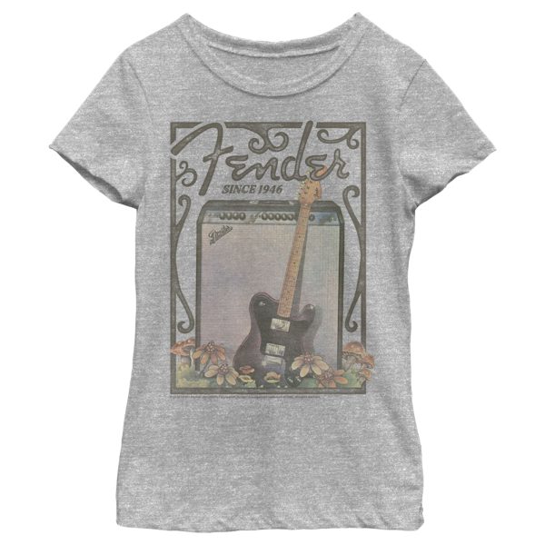 Girl’s Fender Since 1946 Retro Poster T-Shirt