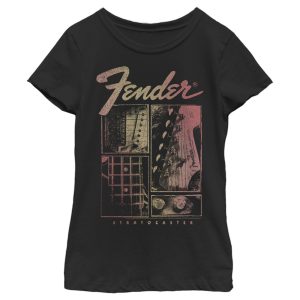 Girl’s Fender Sunburst Stratocaster T-Shirt