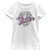 Girl’s Fender Tiger Print Guitar Pick Logo T-Shirt