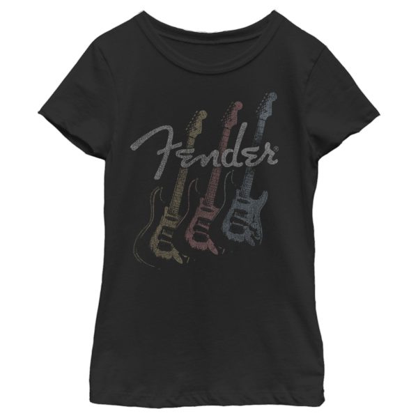 Girl’s Fender Triple Fret Logo T-Shirt