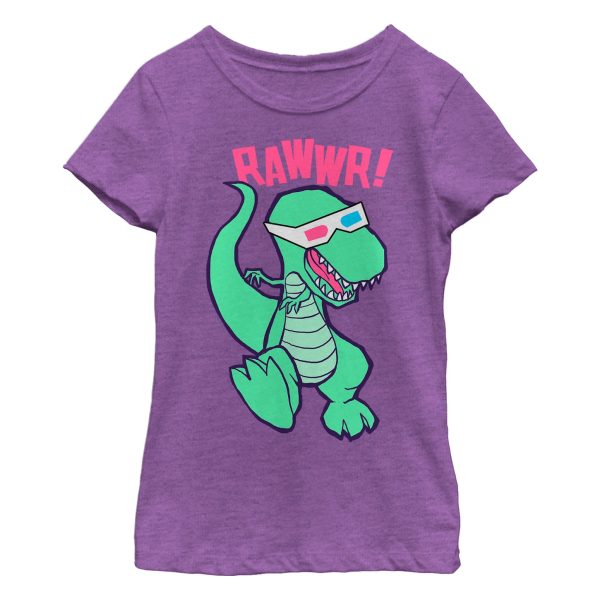 Girl’s Lost Gods 3D Glasses on Dinosaur T-Shirt