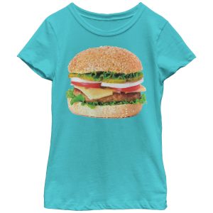Girl’s Lost Gods Cheeseburger Love T-Shirt