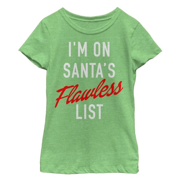 Girl’s Lost Gods Christmas Santa’s Flawless List T-Shirt