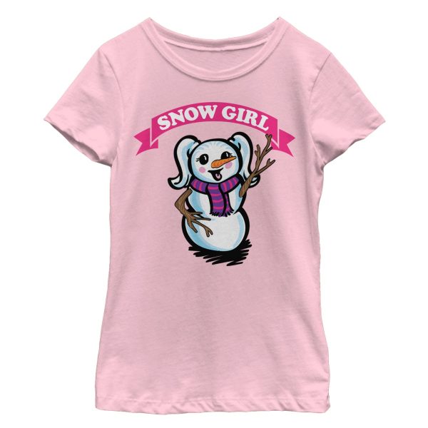 Girl’s Lost Gods Christmas Snow Girl T-Shirt