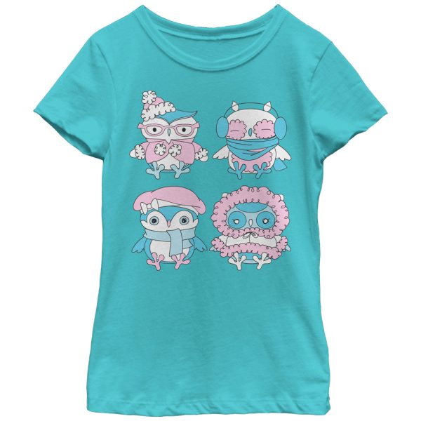 Girl’s Lost Gods Cozy Owls T-Shirt