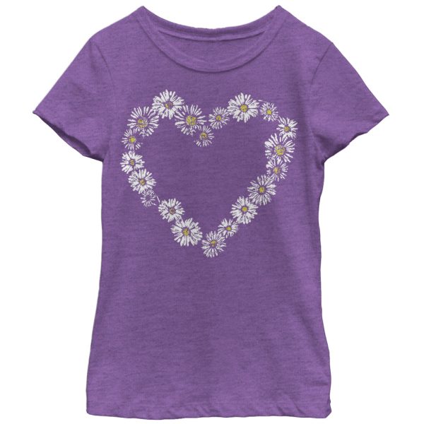 Girl’s Lost Gods Daisy Heart T-Shirt