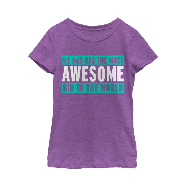 Girl’s Lost Gods Father’s Day Most Awesome Kid T-Shirt