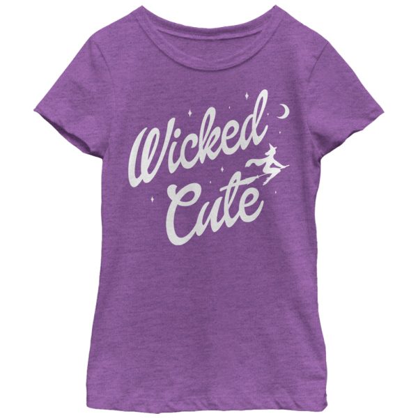 Girl’s Lost Gods Halloween Wicked Cute Witch T-Shirt