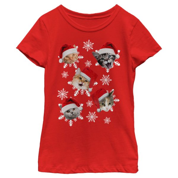 Girl’s Lost Gods Merry Catmas T-Shirt