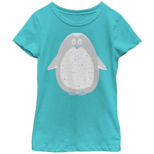 Girl’s Lost Gods Penguin Heart T-Shirt