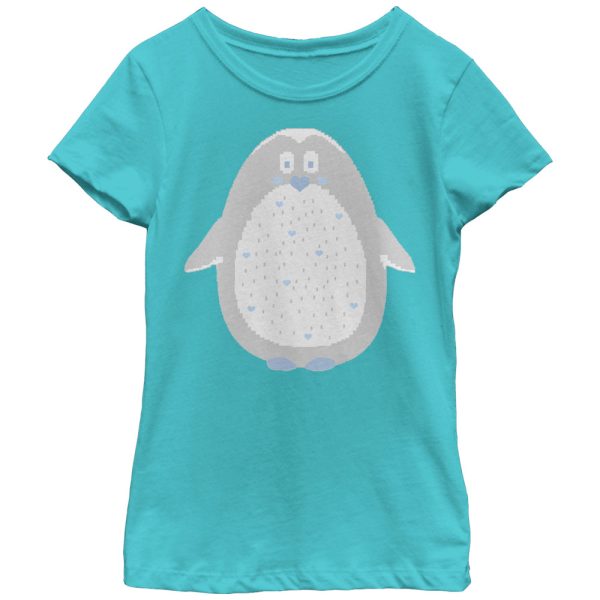 Girl’s Lost Gods Penguin Heart T-Shirt