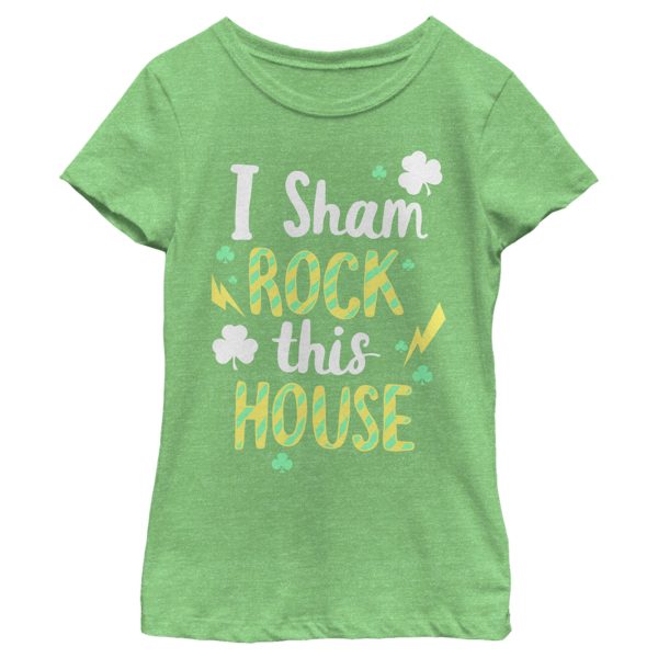 Girl’s Lost Gods St. Patrick’s Day I Sham Rock This House T-Shirt