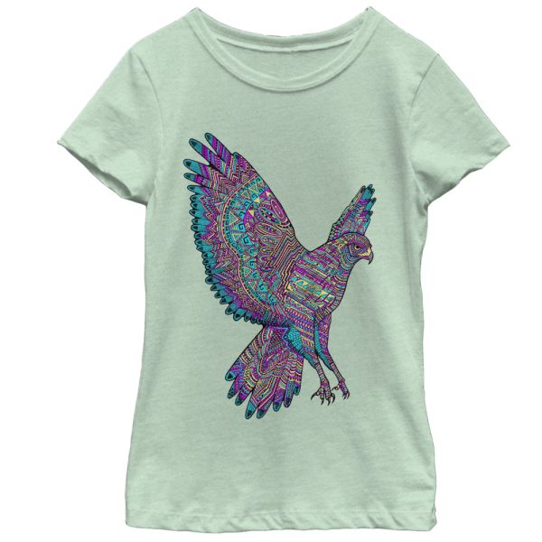 Girl’s Lost Gods Tribal Print Hawk T-Shirt