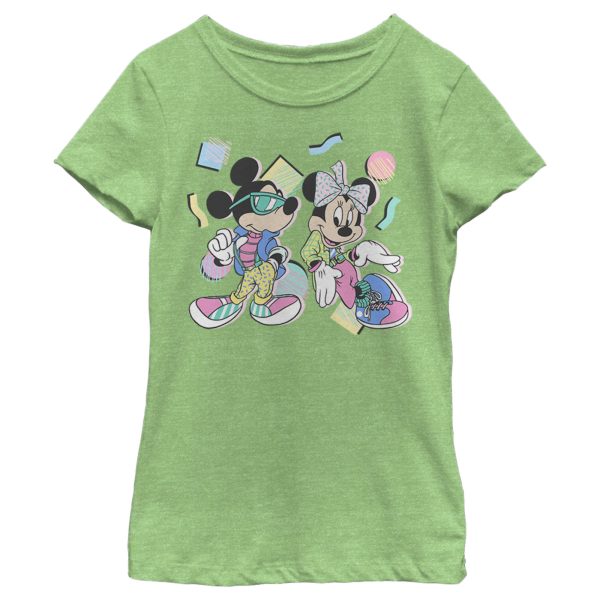 Girl’s Mickey & Friends ’80s Minnie and Mickey Mouse T-Shirt