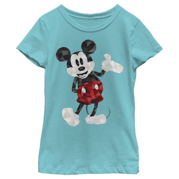 Girl’s Mickey & Friends Artistic Mickey Mouse T-Shirt