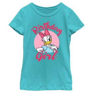 Girl’s Mickey & Friends Birthday Girl Daisy T-Shirt