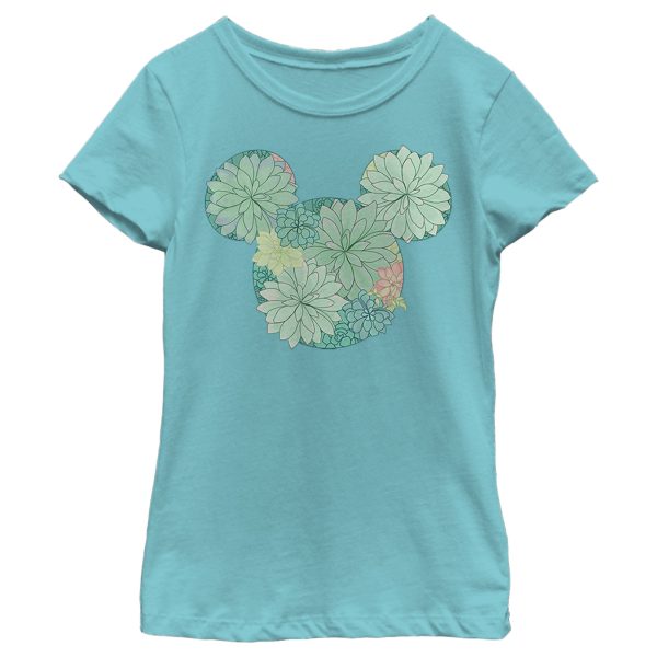 Girl’s Mickey & Friends Botanical Logo T-Shirt