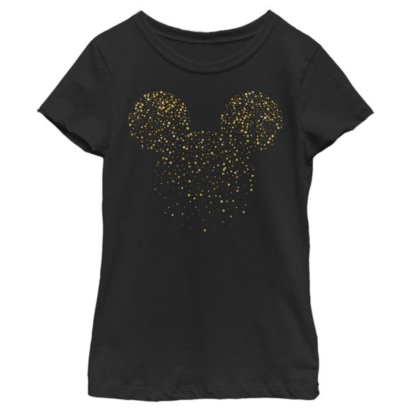 Girl’s Mickey & Friends Confetti Mickey Mouse Logo T-Shirt