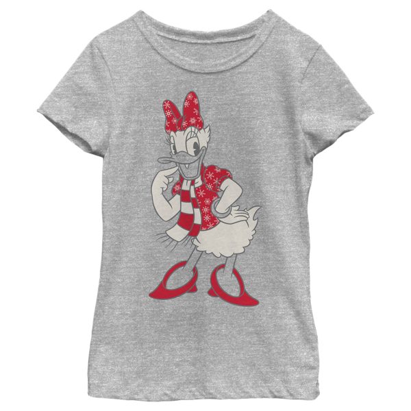 Girl’s Mickey & Friends Daisy Duck Festive Outfit T-Shirt