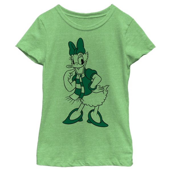 Girl’s Mickey & Friends Daisy Duck St Patrick Green T-Shirt