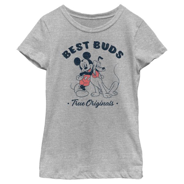 Girl’s Mickey & Friends Distressed True Originals T-Shirt