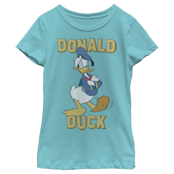 Girl’s Mickey & Friends Donald Duck Grumpy T-Shirt