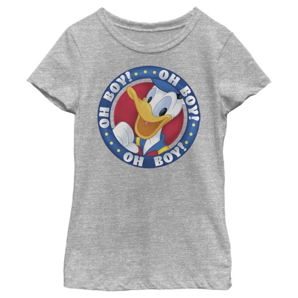 Girl’s Mickey & Friends Donald Duck Oh Boy! T-Shirt