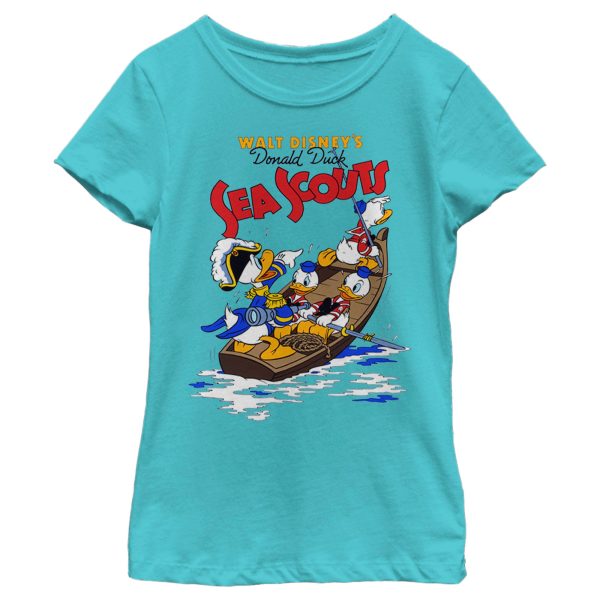 Girl’s Mickey & Friends Donald Duck Sea Scouts T-Shirt