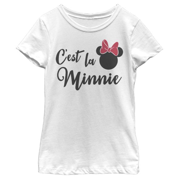 Girl’s Mickey & Friends French Minnie T-Shirt