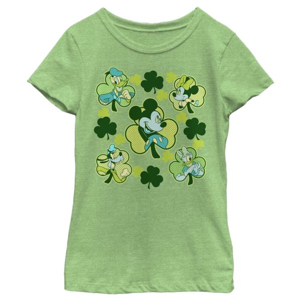 Girl’s Mickey & Friends Happy Clover Friends T-Shirt