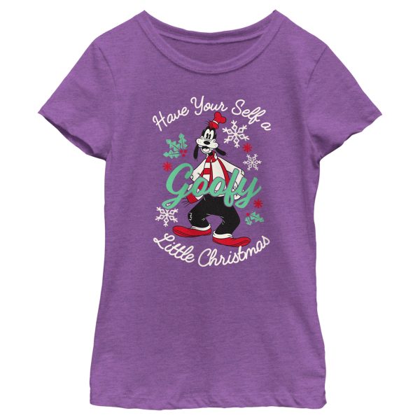 Girl’s Mickey & Friends Have A Goofy Christmas T-Shirt