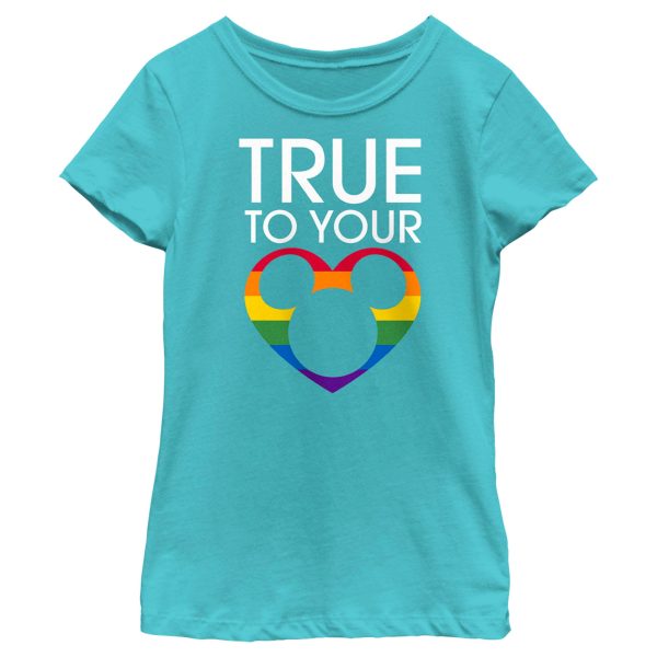 Girl’s Mickey & Friends Mickey Be True To Yourself T-Shirt