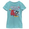 Girl’s Mickey & Friends Mickey Mouse 4th Birthday Wishes T-Shirt